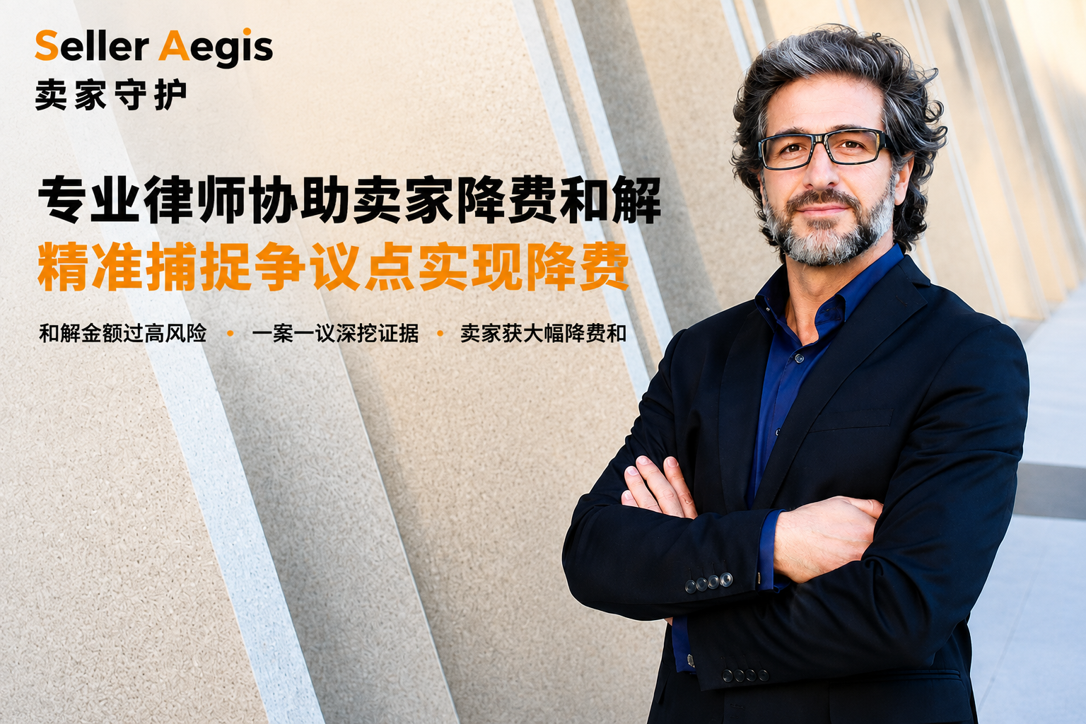 专业律师协助卖家降费和解精准捕捉争议点实现降费 配图
